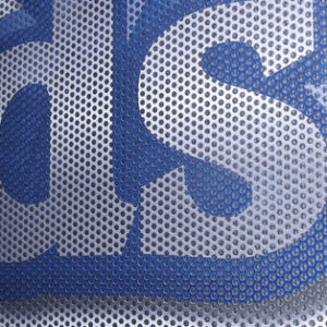 Matte WR perforated vinyl w/ adhesive for glass
